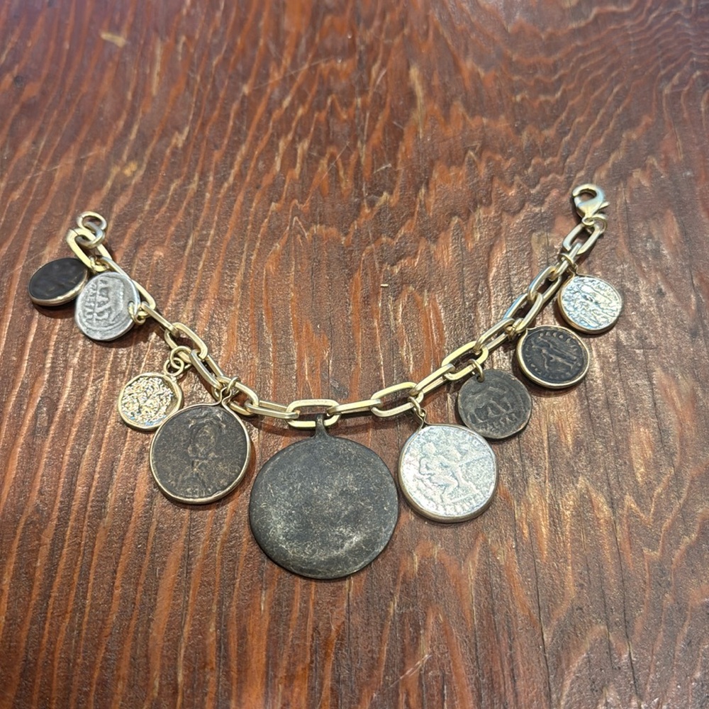 ANTHROPOLOGIE Coin Bracelet